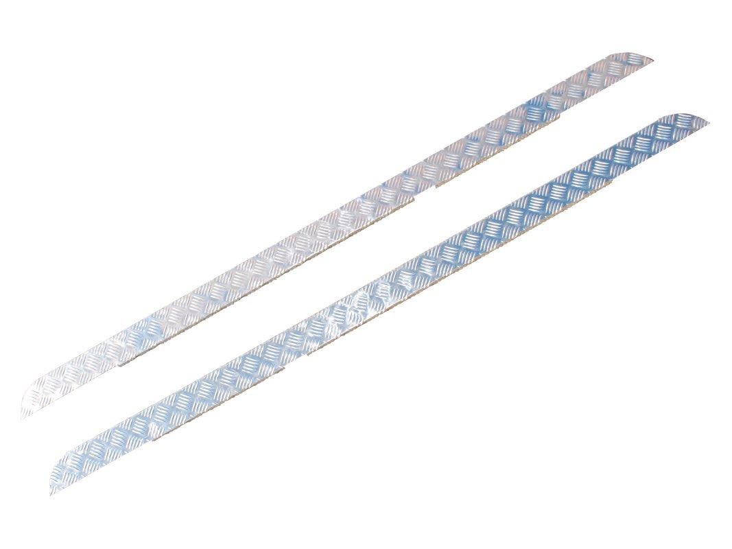 Safari Engineering Land Rover Specialist Hampshire - Chequer Plate Sills - Pair to fit Land Rover Series 2 & Series 3 All LWB Models - Britpart DA2053