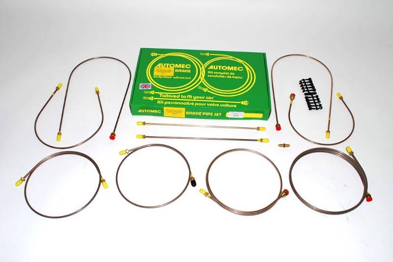 Safari Engineering Land Rover Specialist Hampshire Eversley – Ready Made Brake Pipe Set Land Rover Series 2A LWB RHD 6 Cylinder 1969 Suffix F DA7405