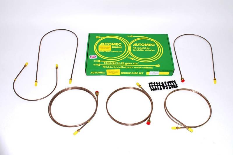 Safari Engineering Land Rover Specialist Hampshire Eversley – Ready Made Brake Pipe Set Land Rover Series 2A SWB LHD 1969 4 cylinder to suffix G DA7429