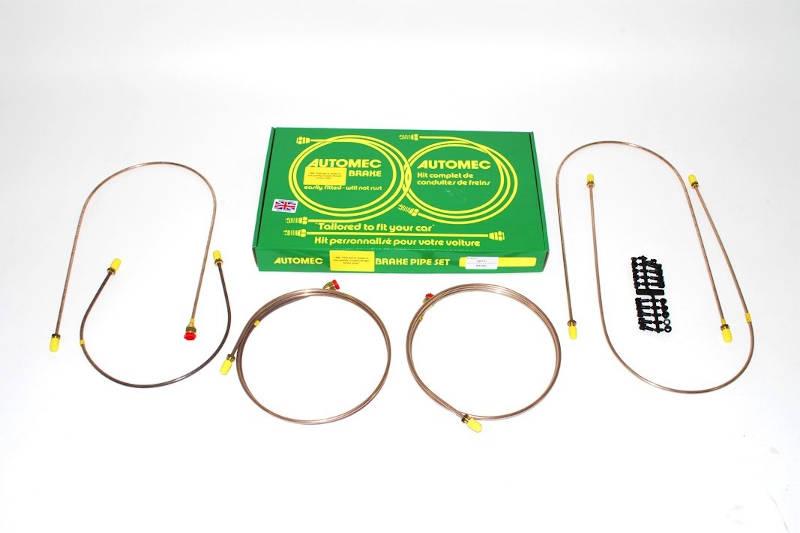 Safari Engineering Land Rover Specialist Hampshire Eversley – Ready Made Brake Pipe Set - Land Rover Series 2A SWB RHD 4 cylinder 1969 Suffix G DA7401