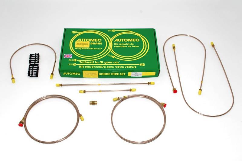 Safari Engineering Land Rover Specialist Hampshire Eversley – Ready Made Brake Pipe Set - Land Rover Series 2 SWB RHD 1958 - 1961-  DA7400