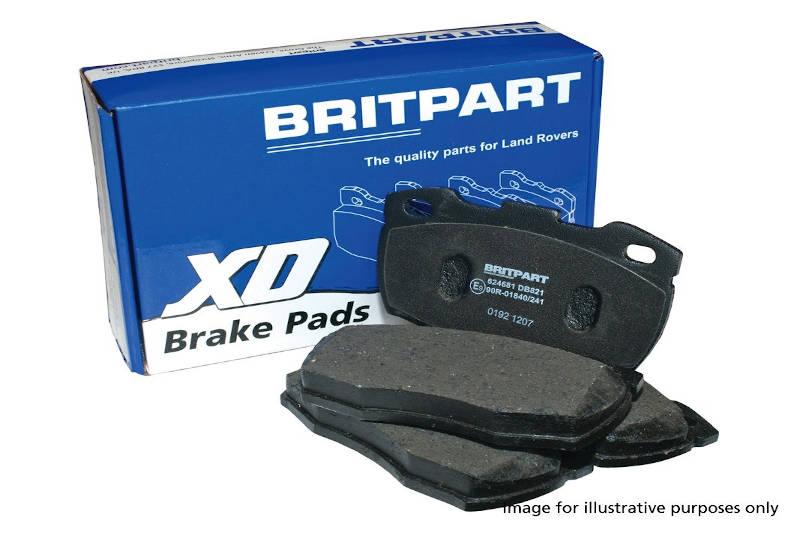 Safari Engineering Land Rover Specialist Hampshire XD Brake Pads ( Rear ) to fit Defender 2007 Onwards – Britpart LR032954