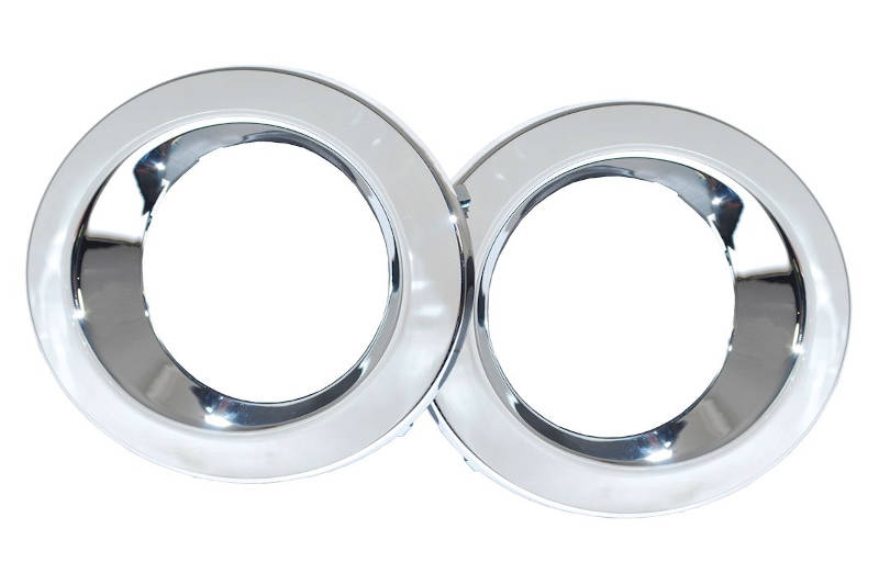 Safari Engineering Land Rover Specialist Hampshire Eversley – Plastic Chrome Finish Fog Light Bezel Pair to fit Range Rover L322 2006 - 2009 - DA5655
